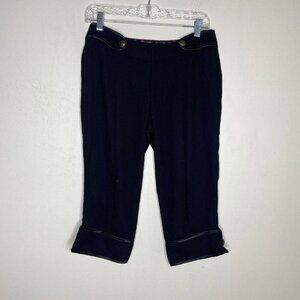 Alice Temperley for Target Y2K 2007 Super Cropped Button Pants Size 7 JRs.